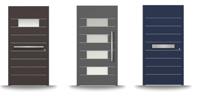 Aluminium-Hautür-Serie Berberis