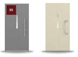 Aluminium-Hautür-Serie Cassiope